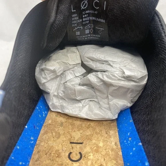 LØCI X ILARIA NINE Black Floral Premium Vegan Sneakers Shoes Mens 13 US/ 47 EU - Picture 6 of 10